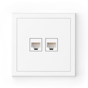 Adria – double RJ45 CAT6 socket