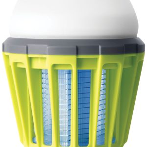 Multifunctional portable LED lamp with mosquito killer grid