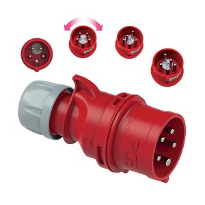 Industrijski utikač standard IEC 309 – promjena faza 16 A