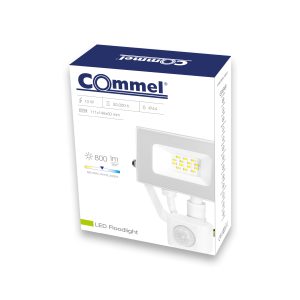 LED floodlight 10 W with motion detector