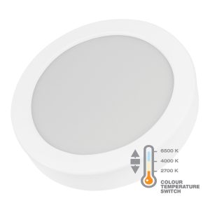 LED panel 24W, okrugli nadgradni, CCT sklopka, 245 mm