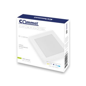 LED panel 6W, kvadratni nadgradni, CCT sklopka, 122 mm