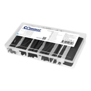 Heat shrinking tubings, black