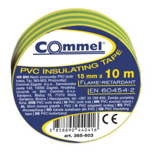 Insulating tape 0.13 mm x 15 mm x 10 m
