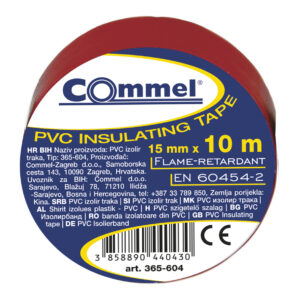 Insulating tape 0.13 mm x 15 mm x 10 m