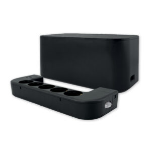 Cable organizer with sockets