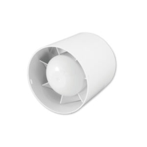Inline exhaust fan 12W, with ball bearing, 100 mm